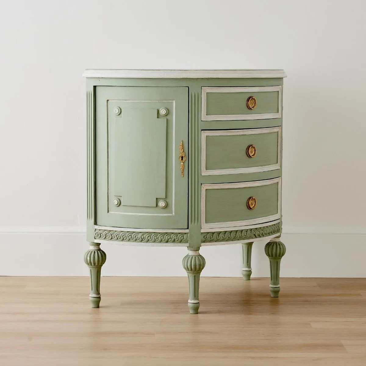Swedish Demilune Chest