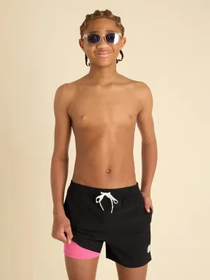 The Capes (Boys Lined Classic Swim Trunk- Shorter)