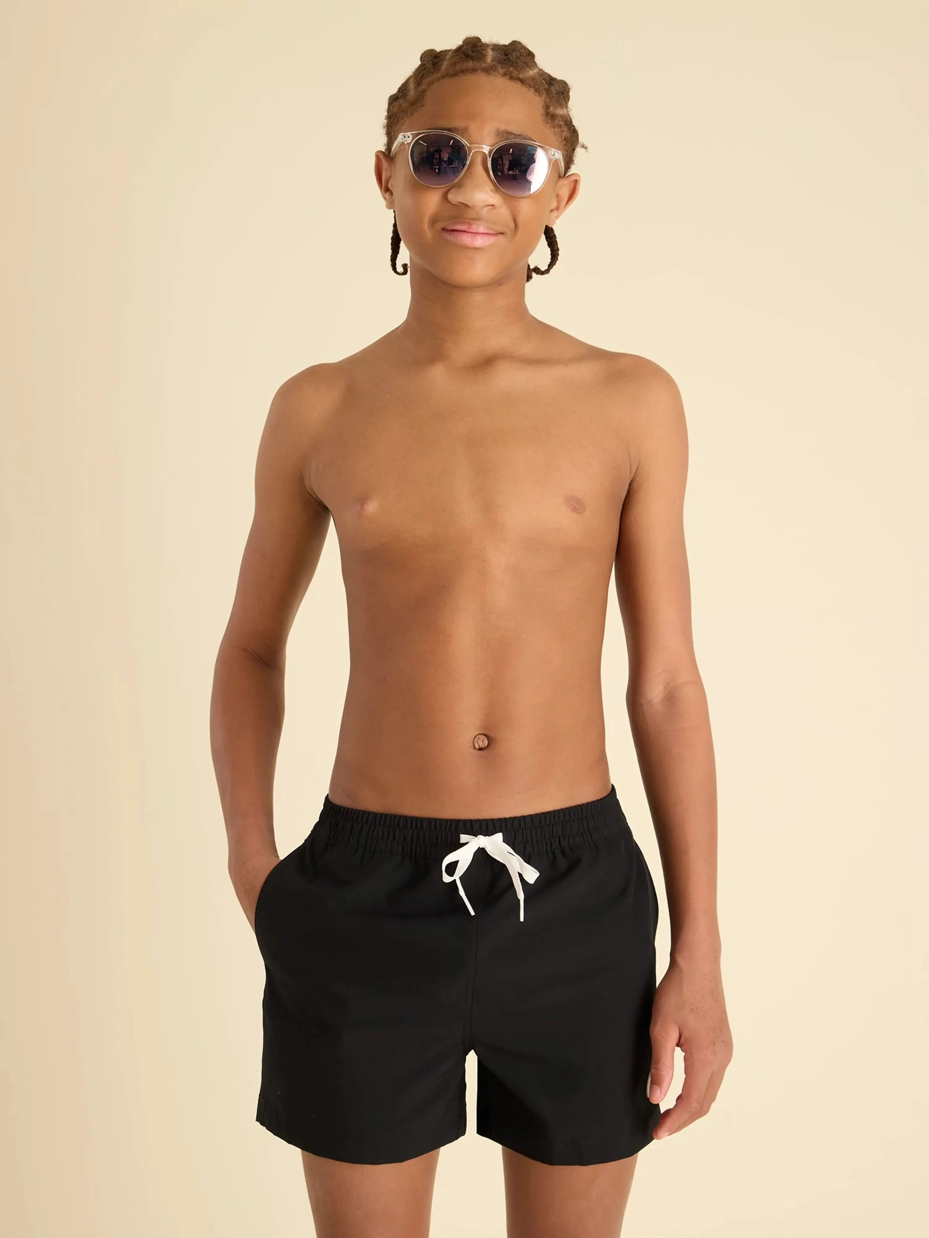The Capes (Boys Lined Classic Swim Trunk- Shorter)