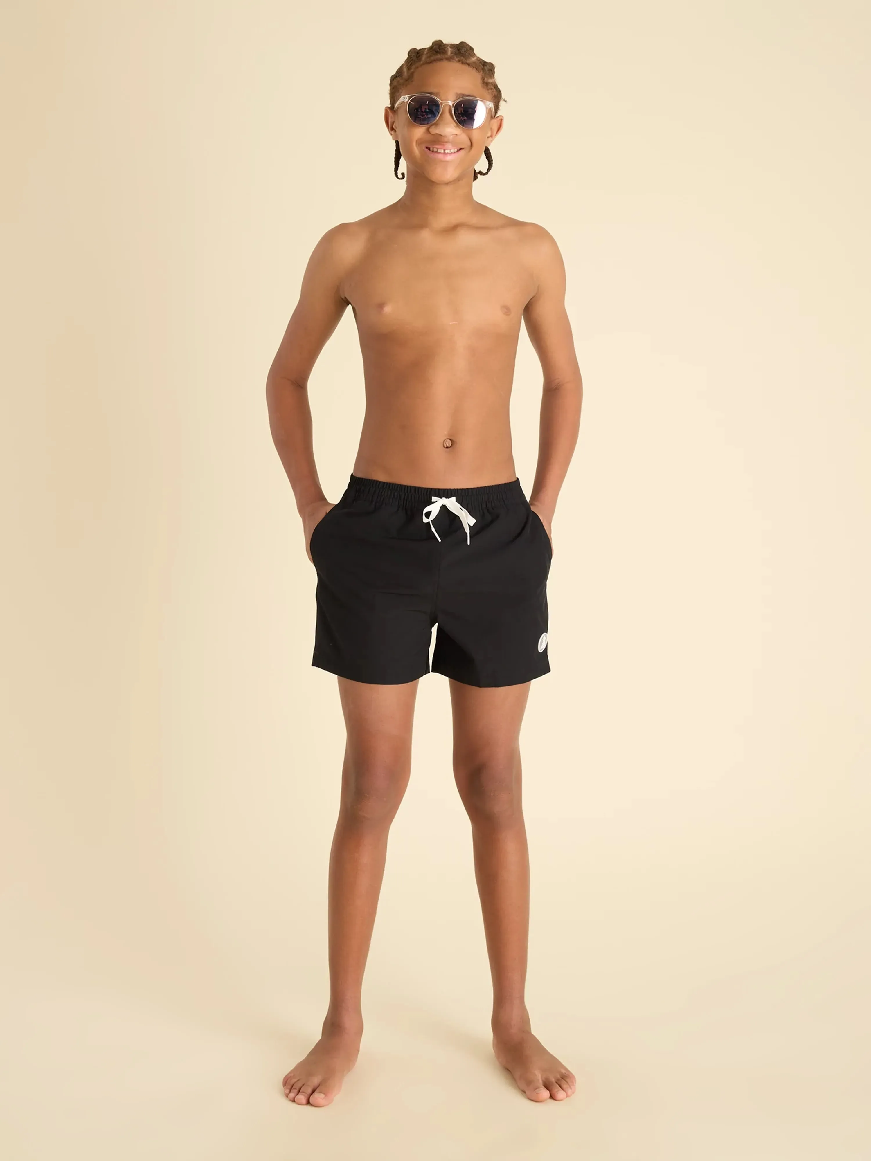 The Capes (Boys Lined Classic Swim Trunk- Shorter)