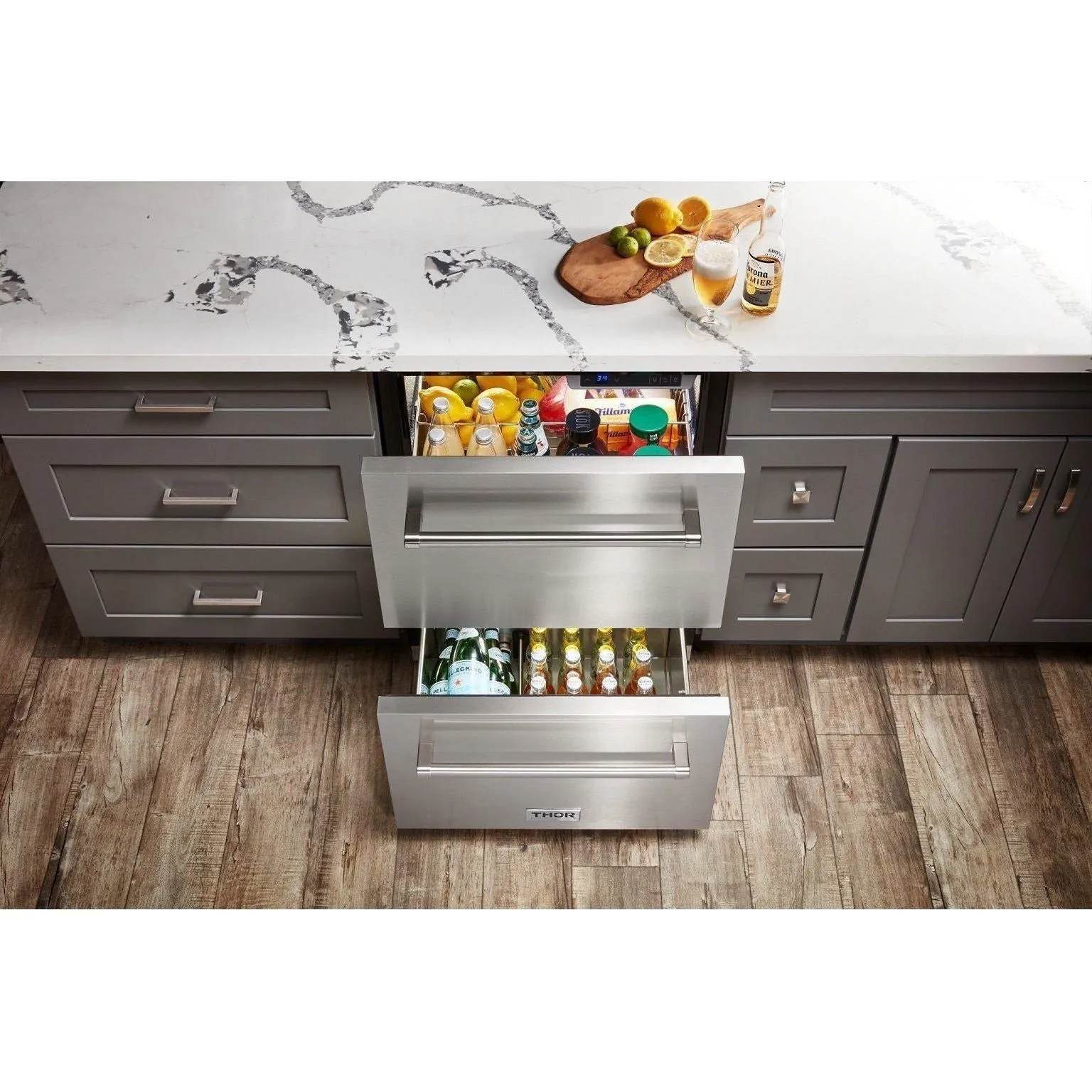 Thor Kitchen Outdoor Kitchen Appliance Package with Propane Gas Grill