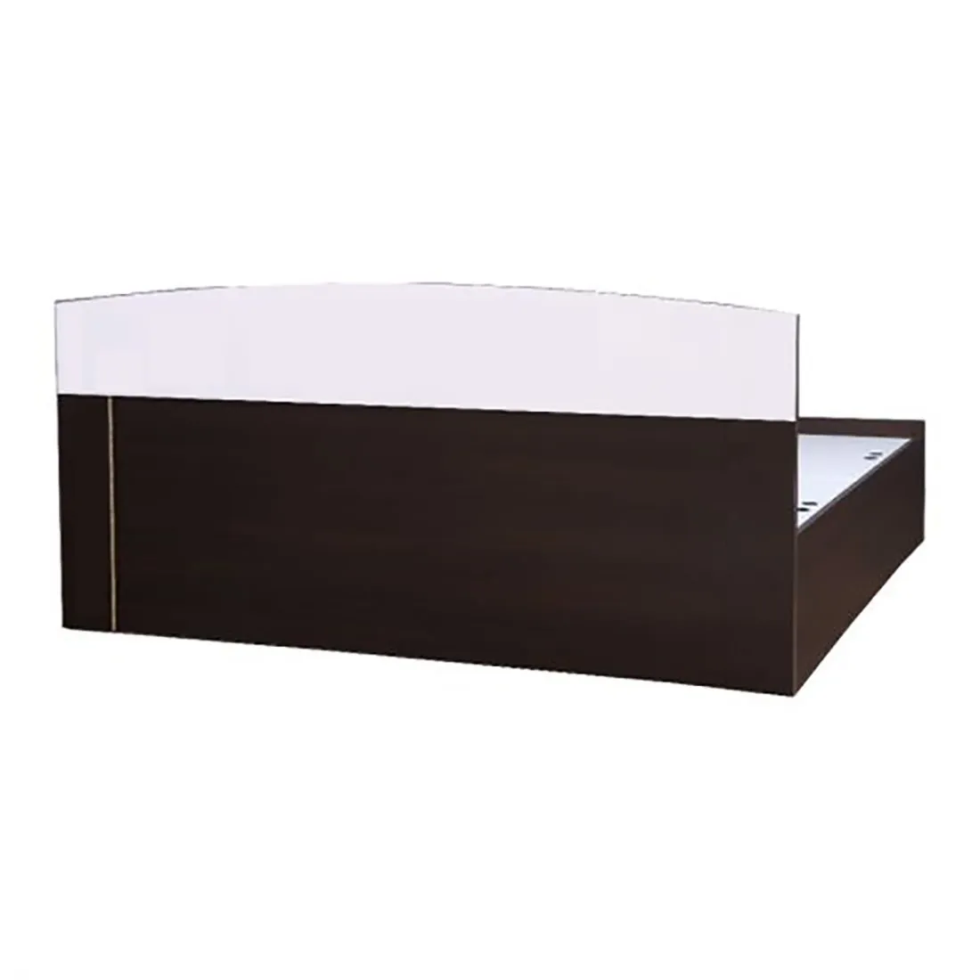Torque India Stella King Size Bed With Box Storage For Bedroom (Brown)