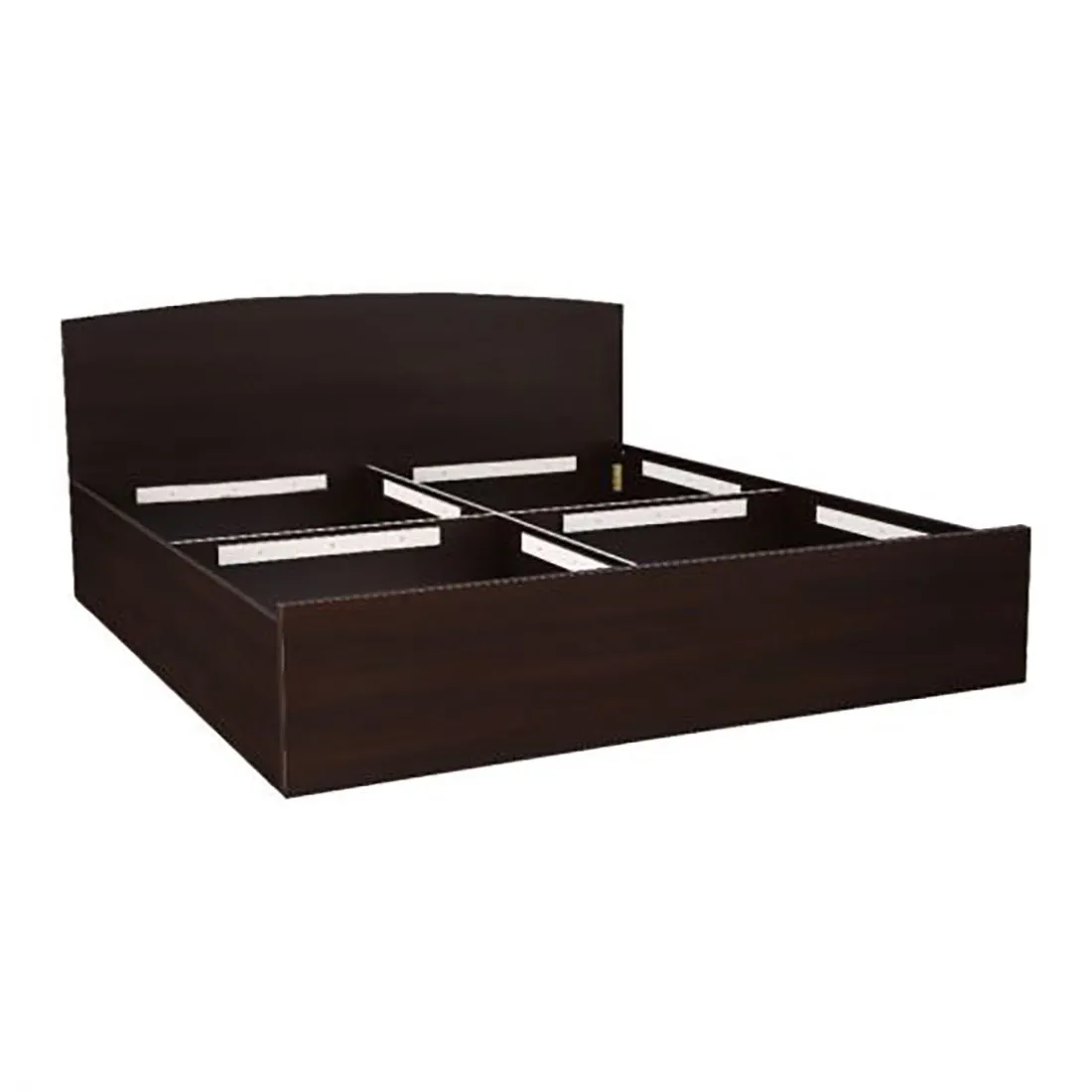 Torque India Stella King Size Bed With Box Storage For Bedroom (Brown)