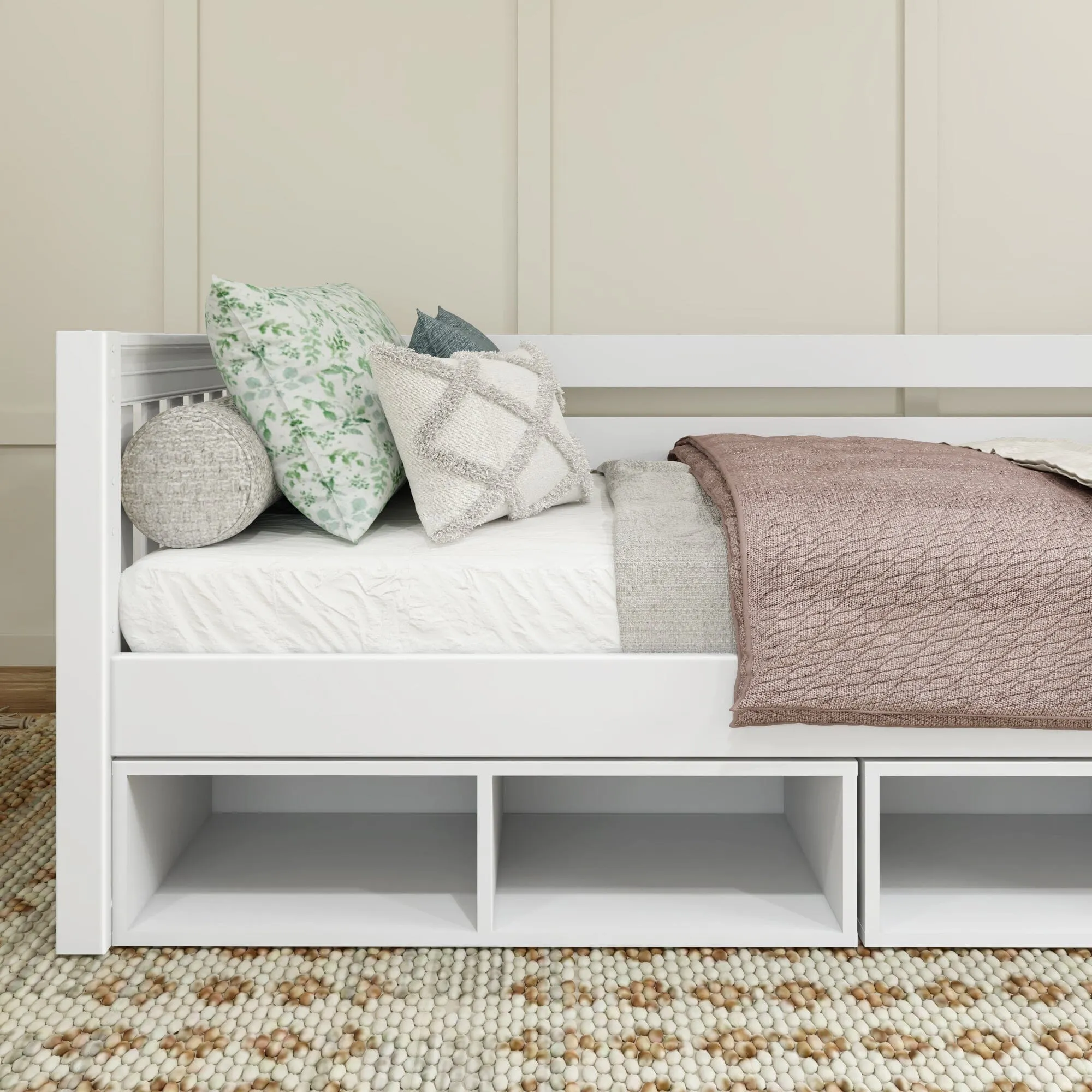 Twin Daybed with Cubbies