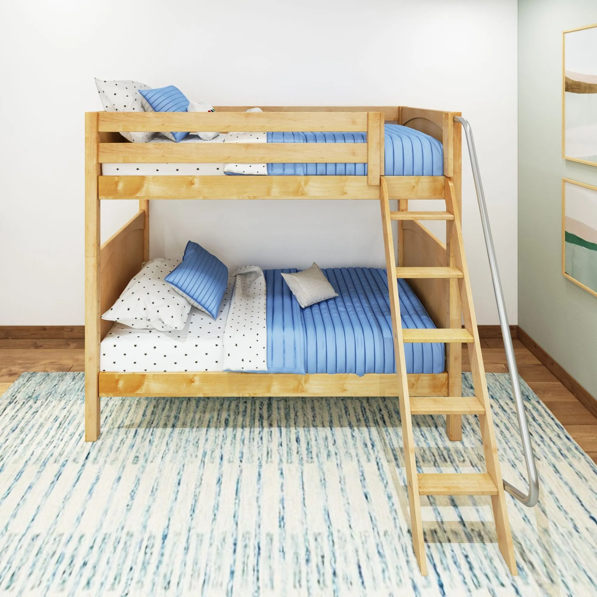 Twin High Bunk Bed with Ladder