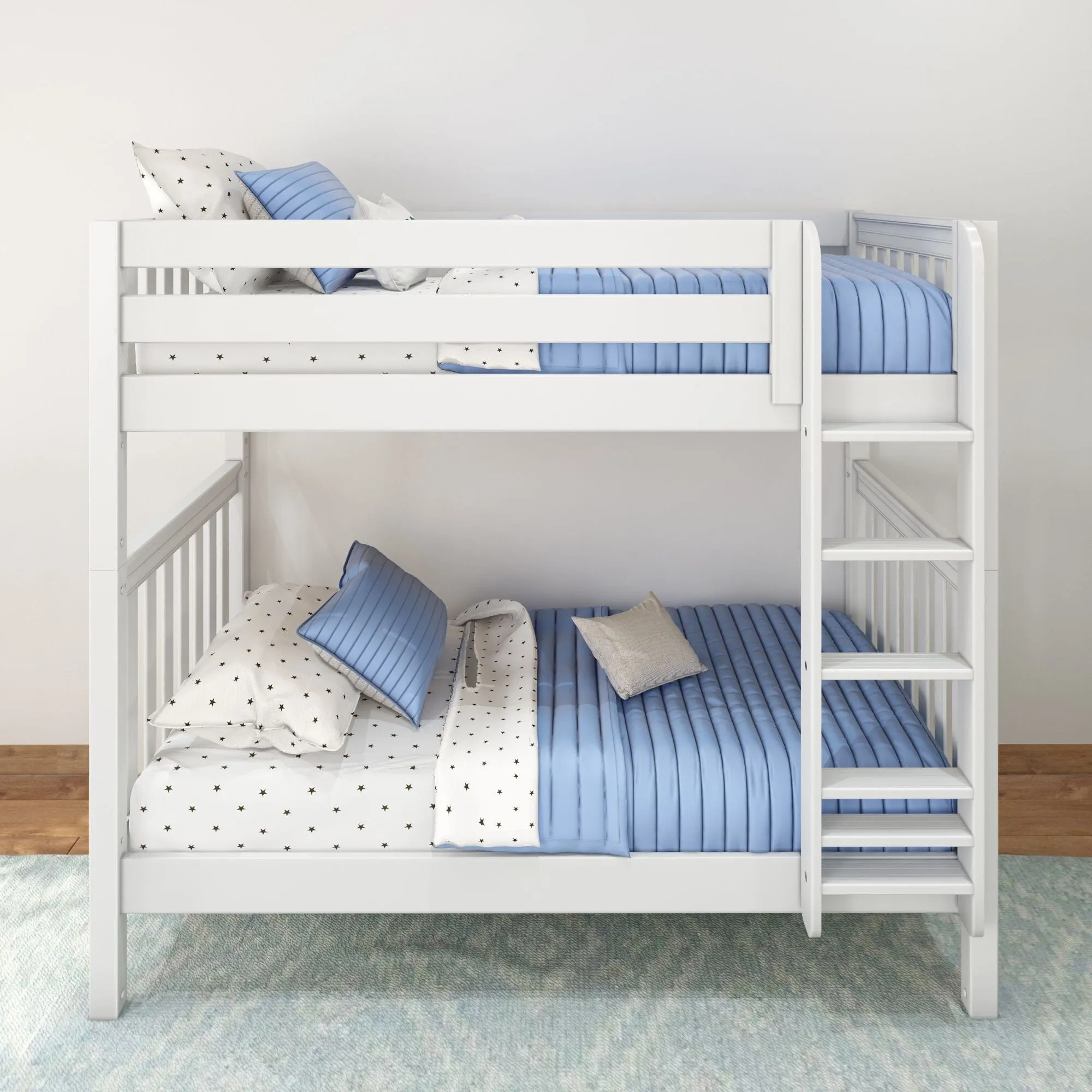 Twin High Bunk Bed with Ladder