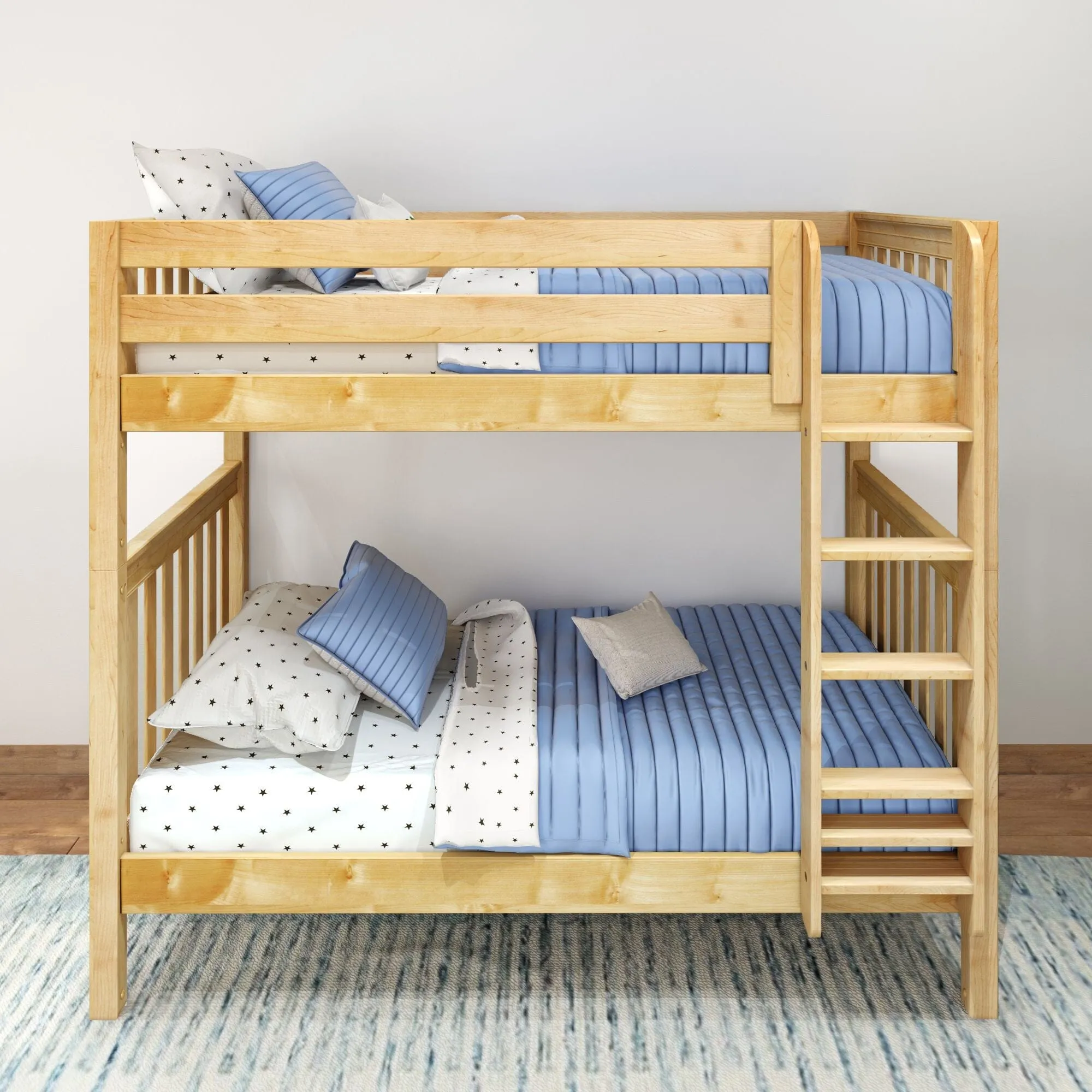 Twin High Bunk Bed with Ladder
