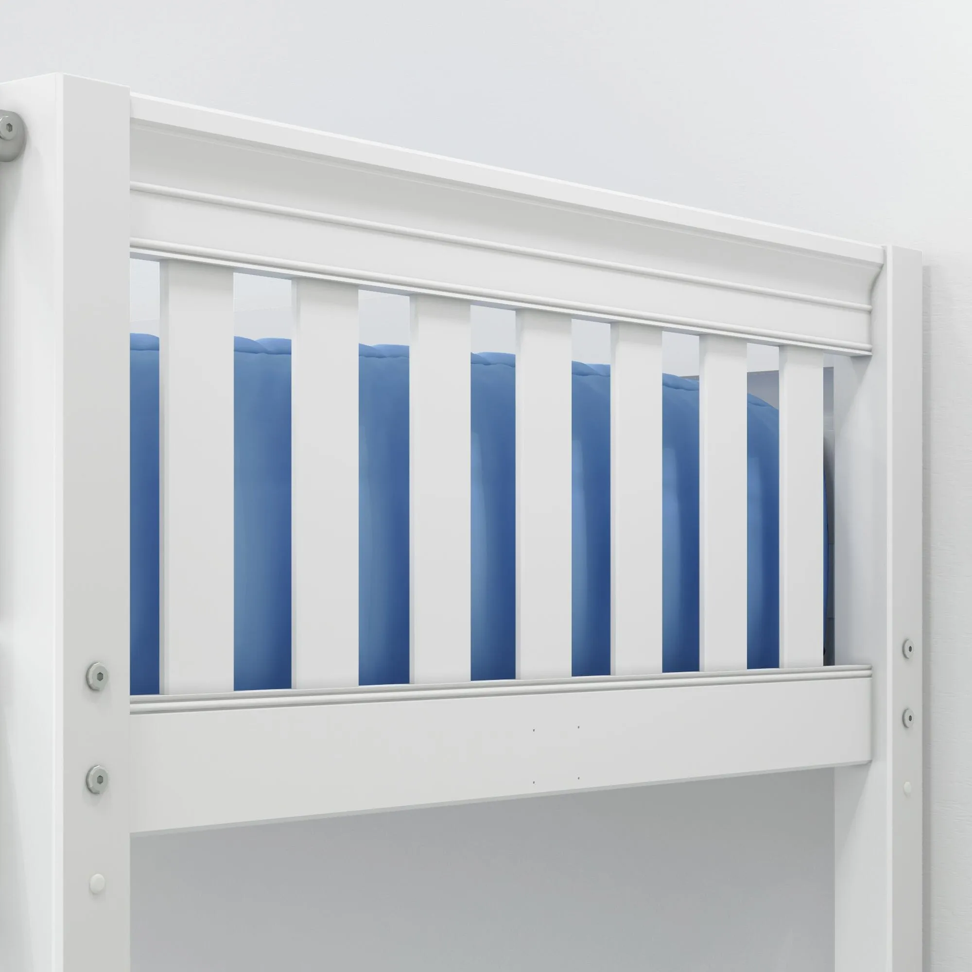 Twin High Bunk Bed with Ladder