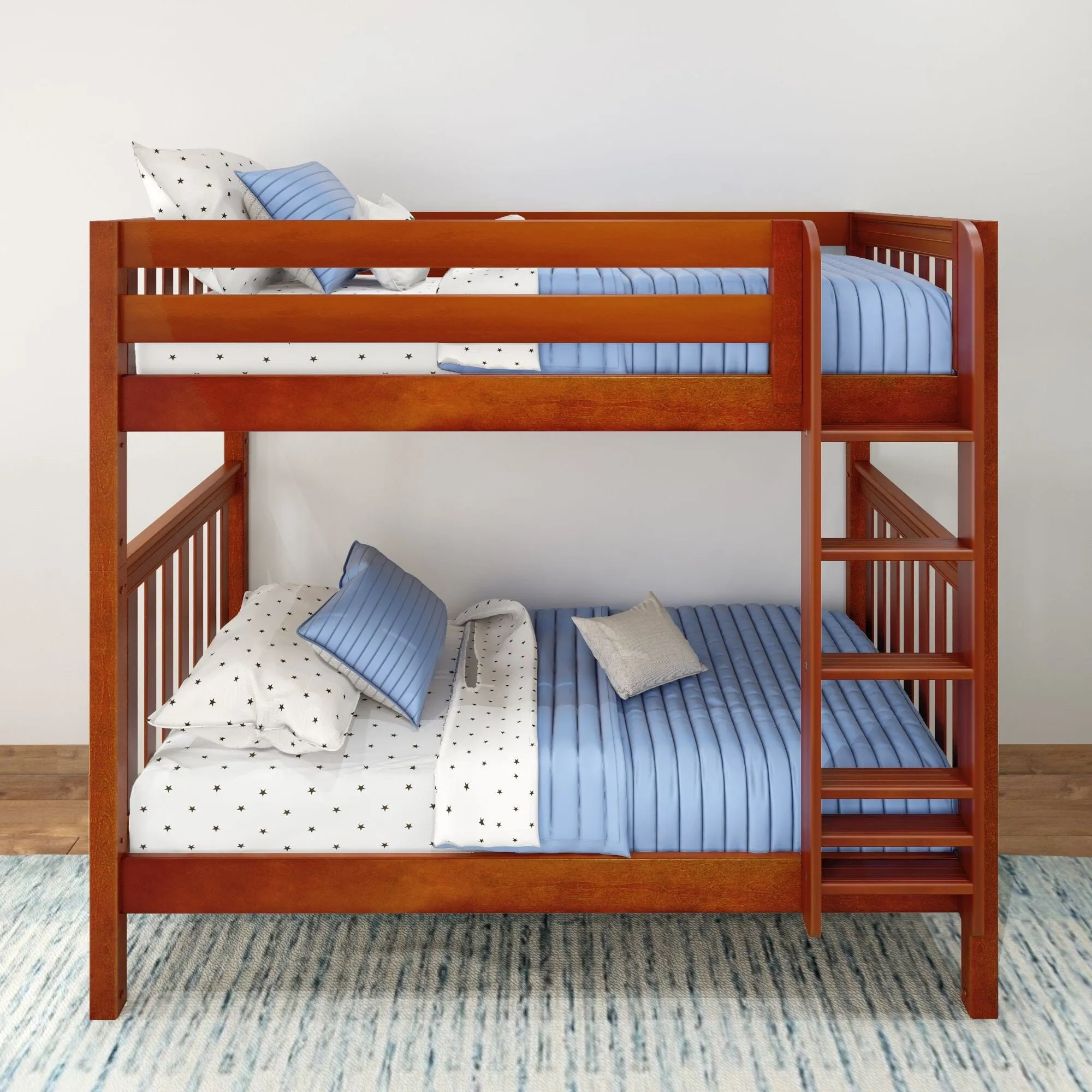 Twin High Bunk Bed with Ladder