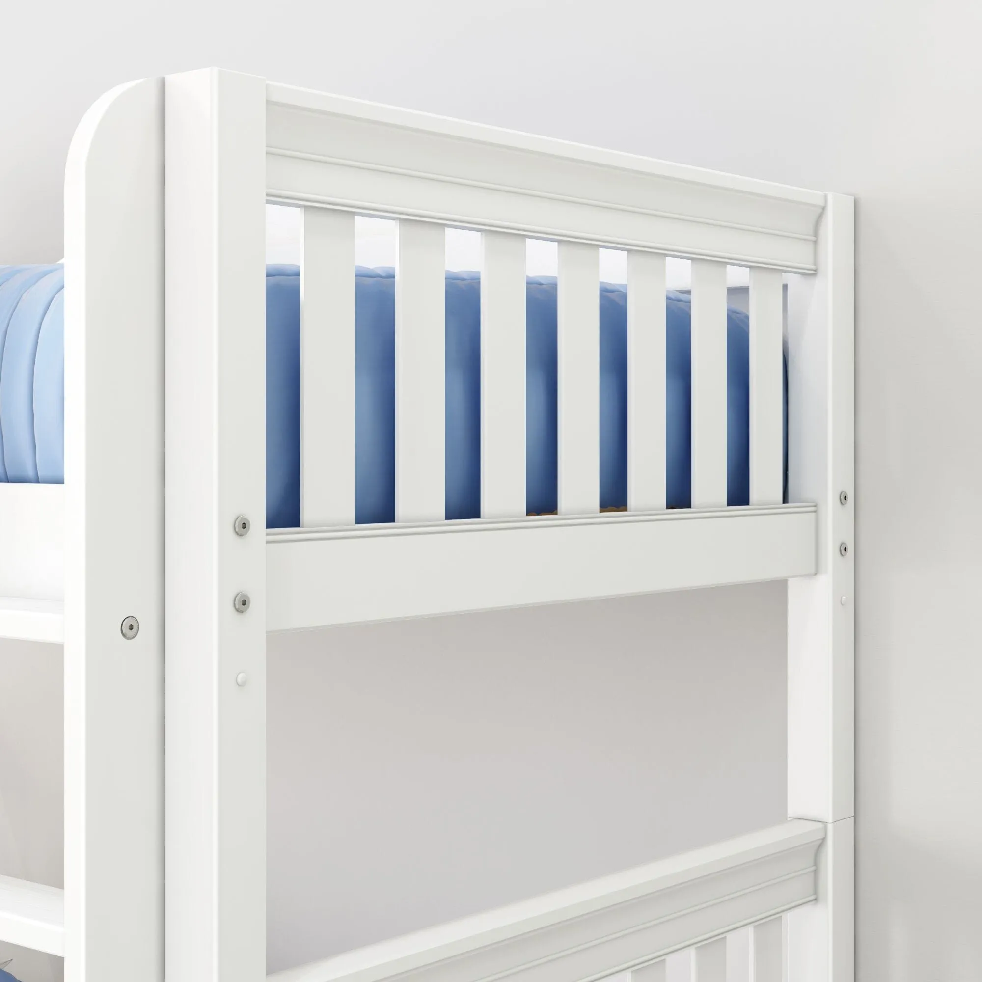 Twin High Bunk Bed with Ladder