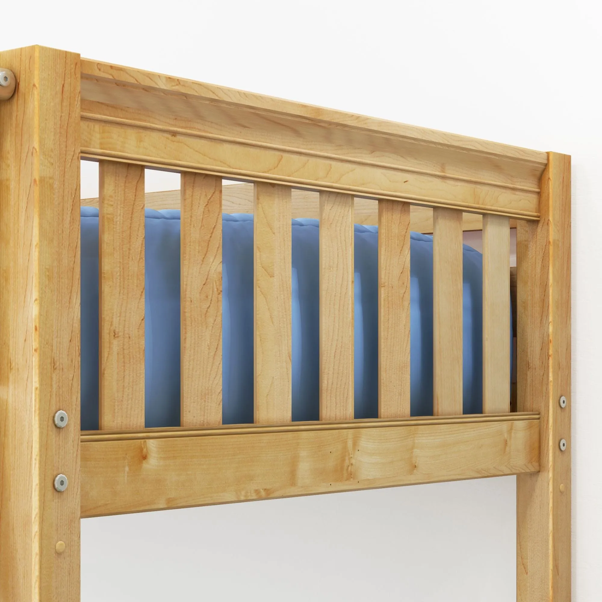 Twin High Bunk Bed with Ladder