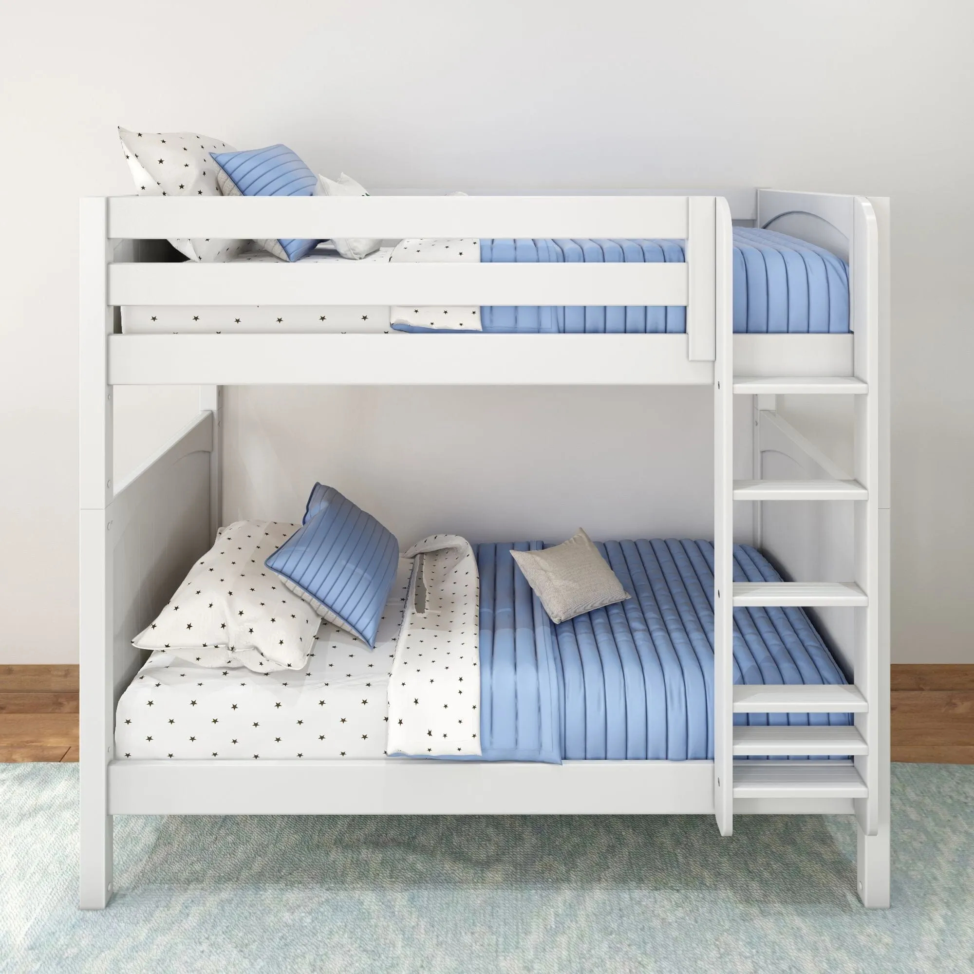 Twin High Bunk Bed with Ladder