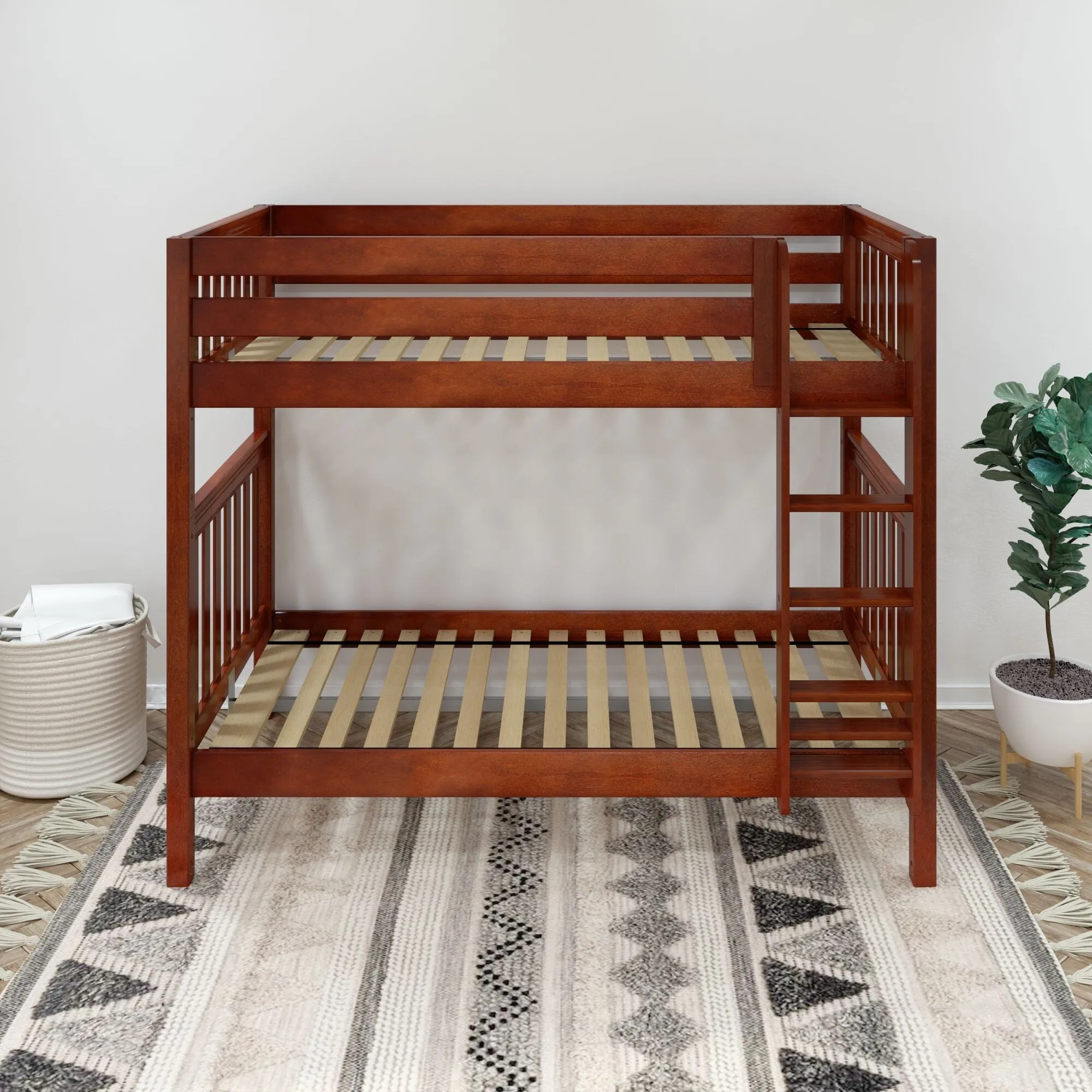 Twin High Bunk Bed with Ladder