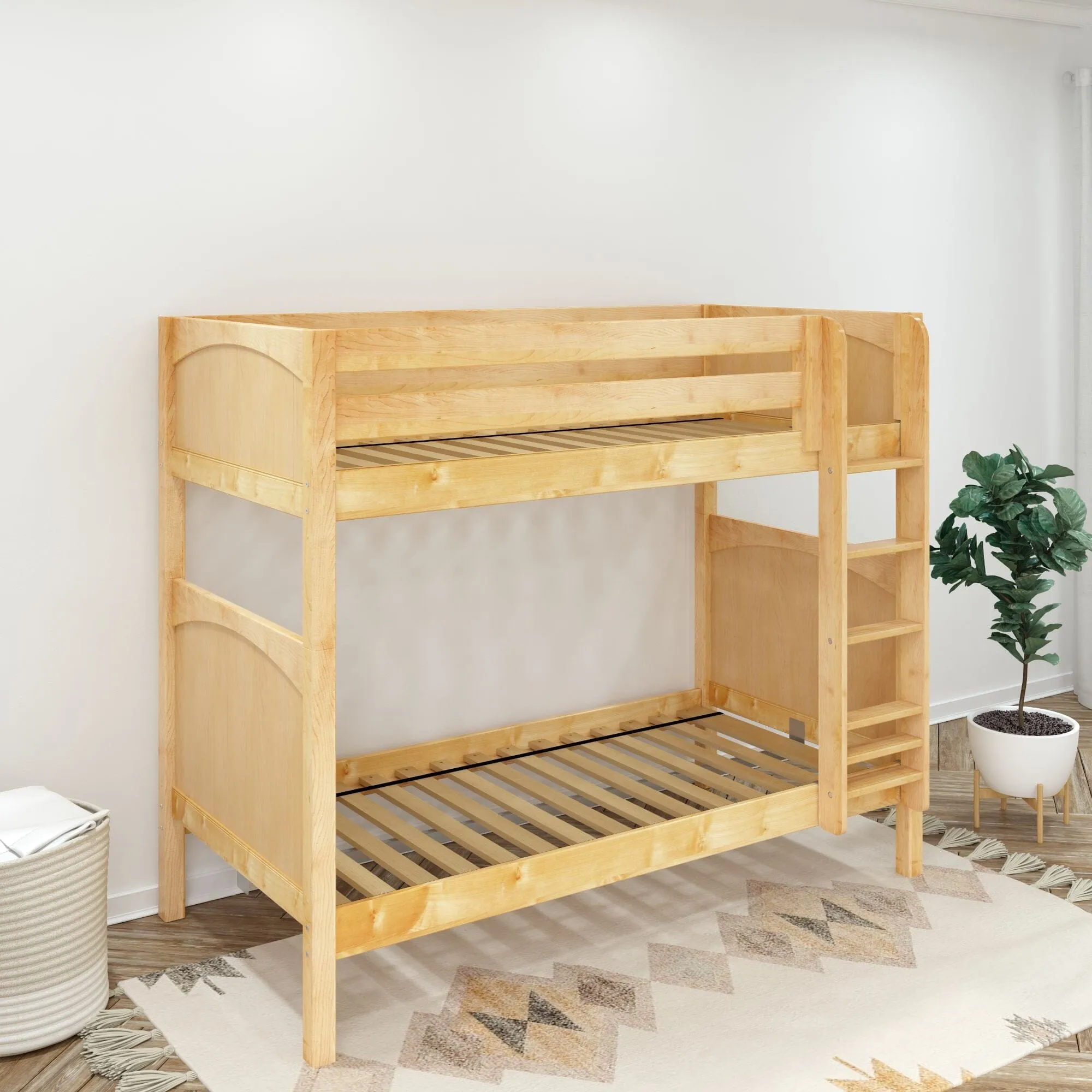 Twin High Bunk Bed with Ladder