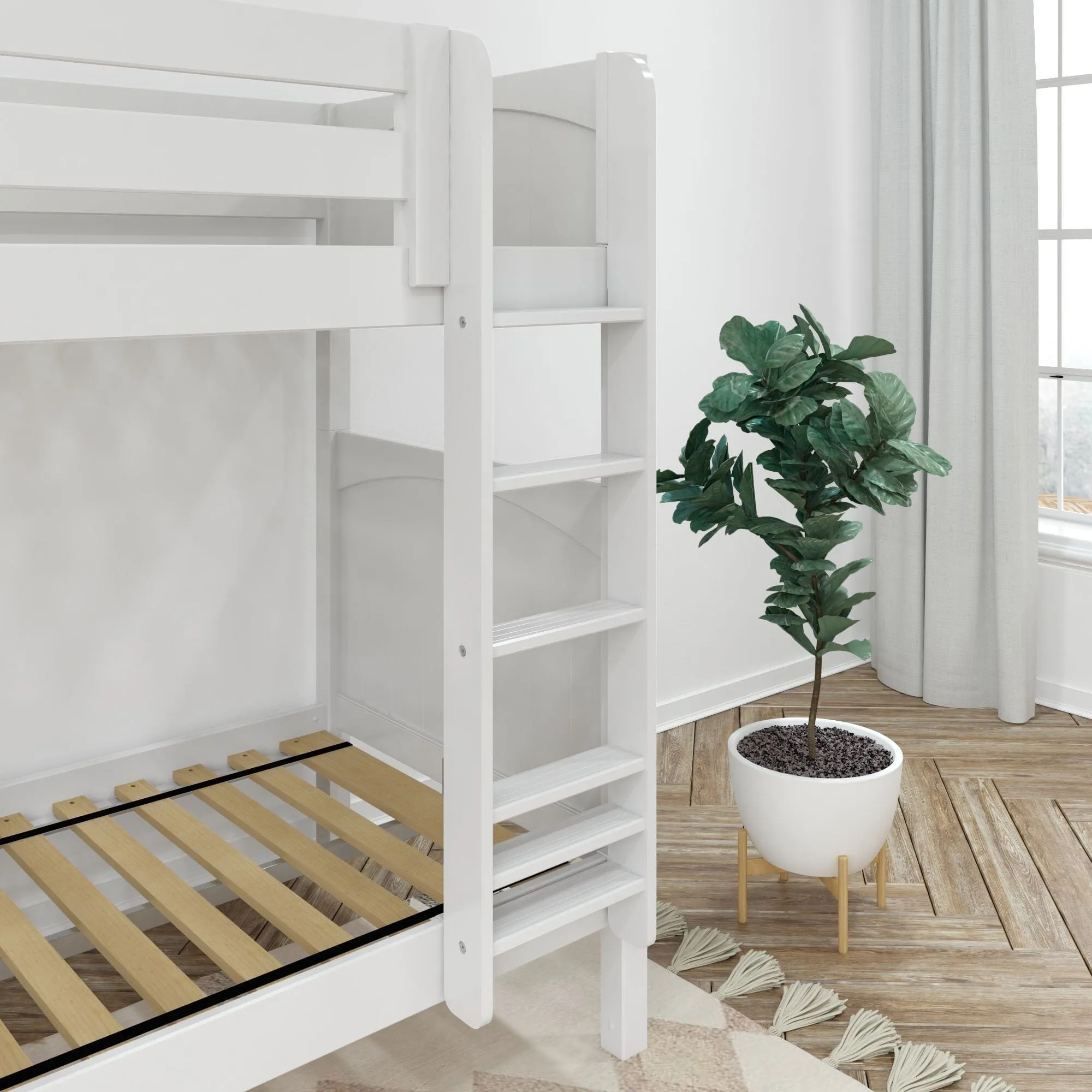 Twin High Bunk Bed with Ladder