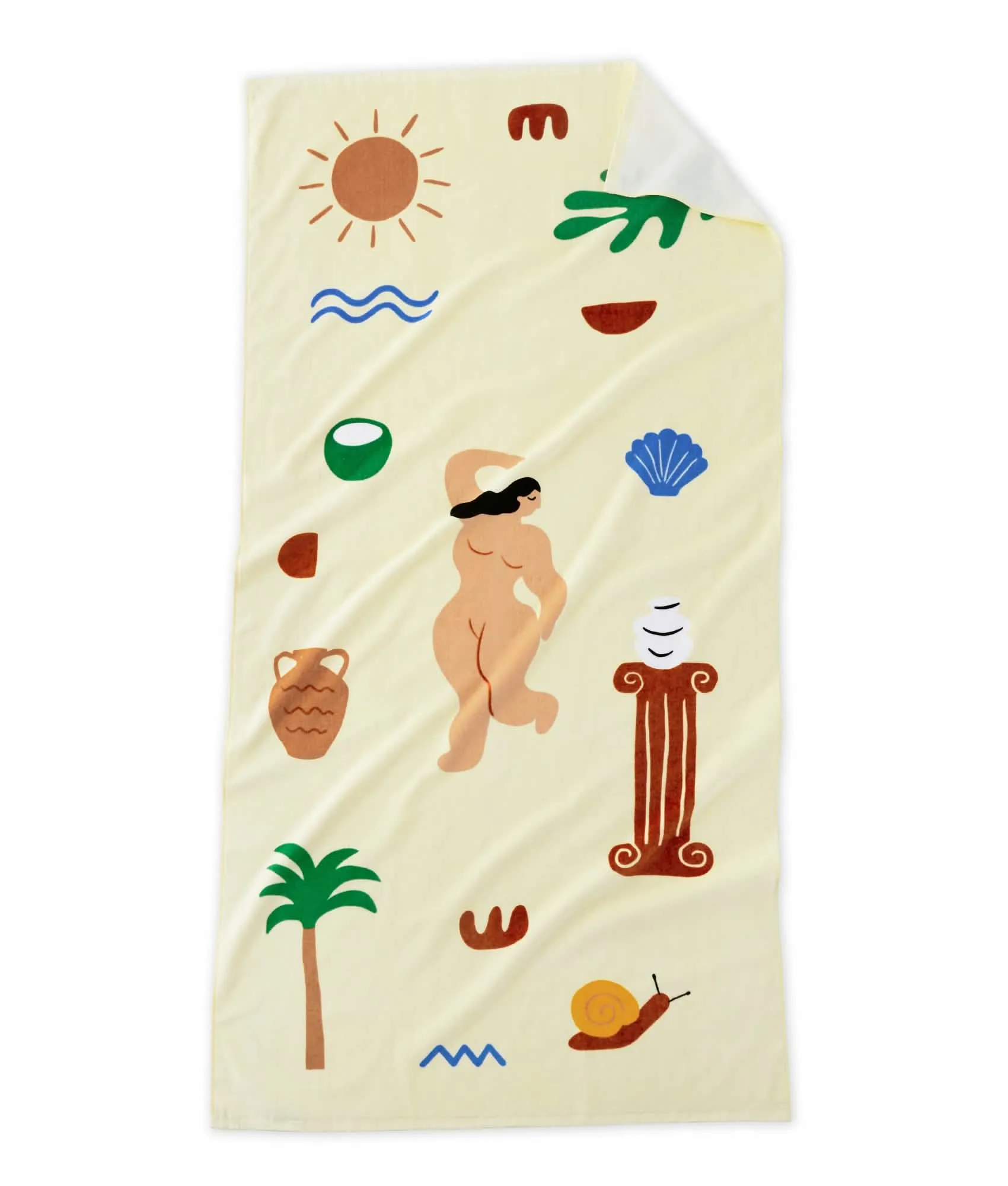U by Bedsure 100% Cotton - Island Oversized Beach Towel