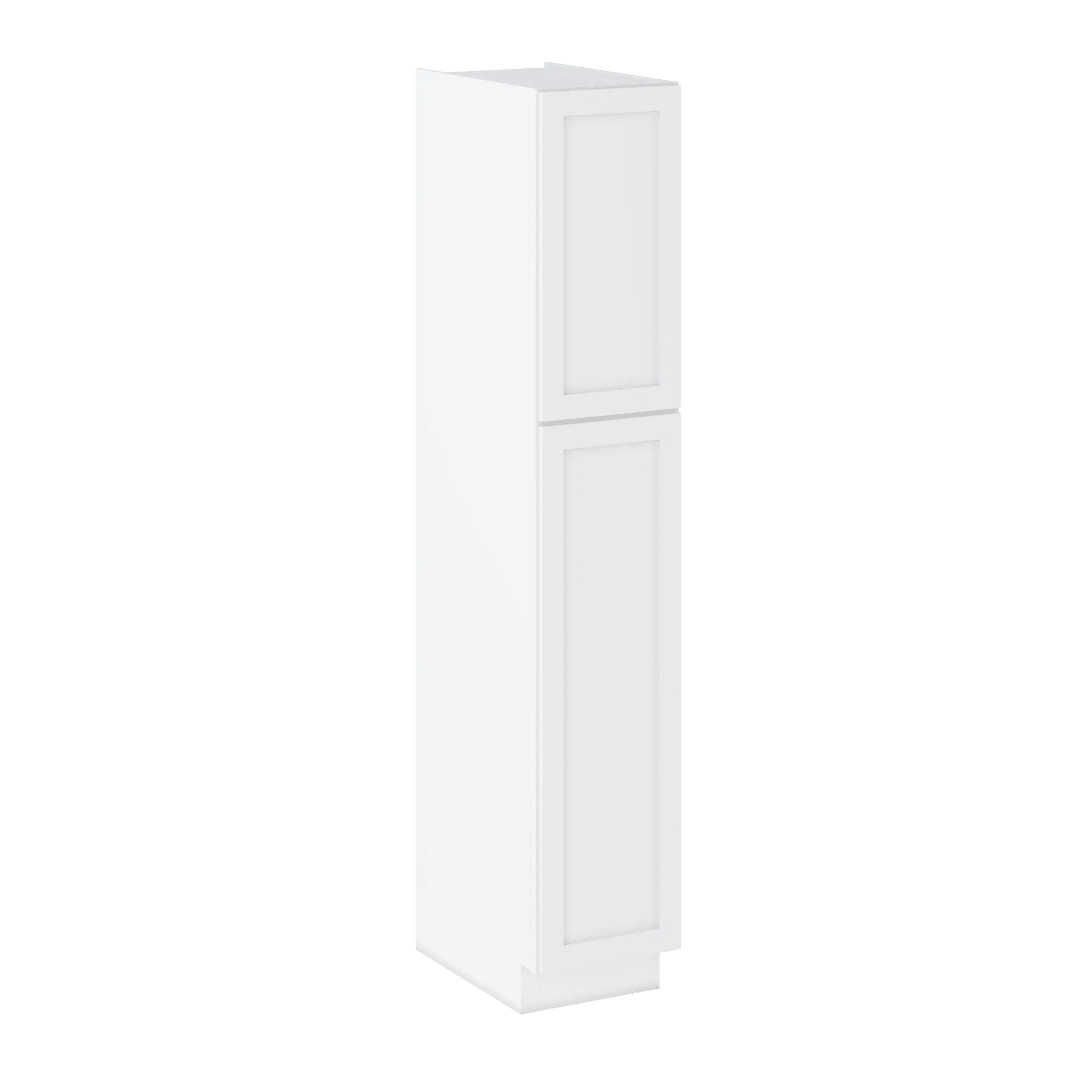 Utility Kitchen Cabinet U1584 Alpina White LessCare 15 in. width 84 in. height 24 in. depth