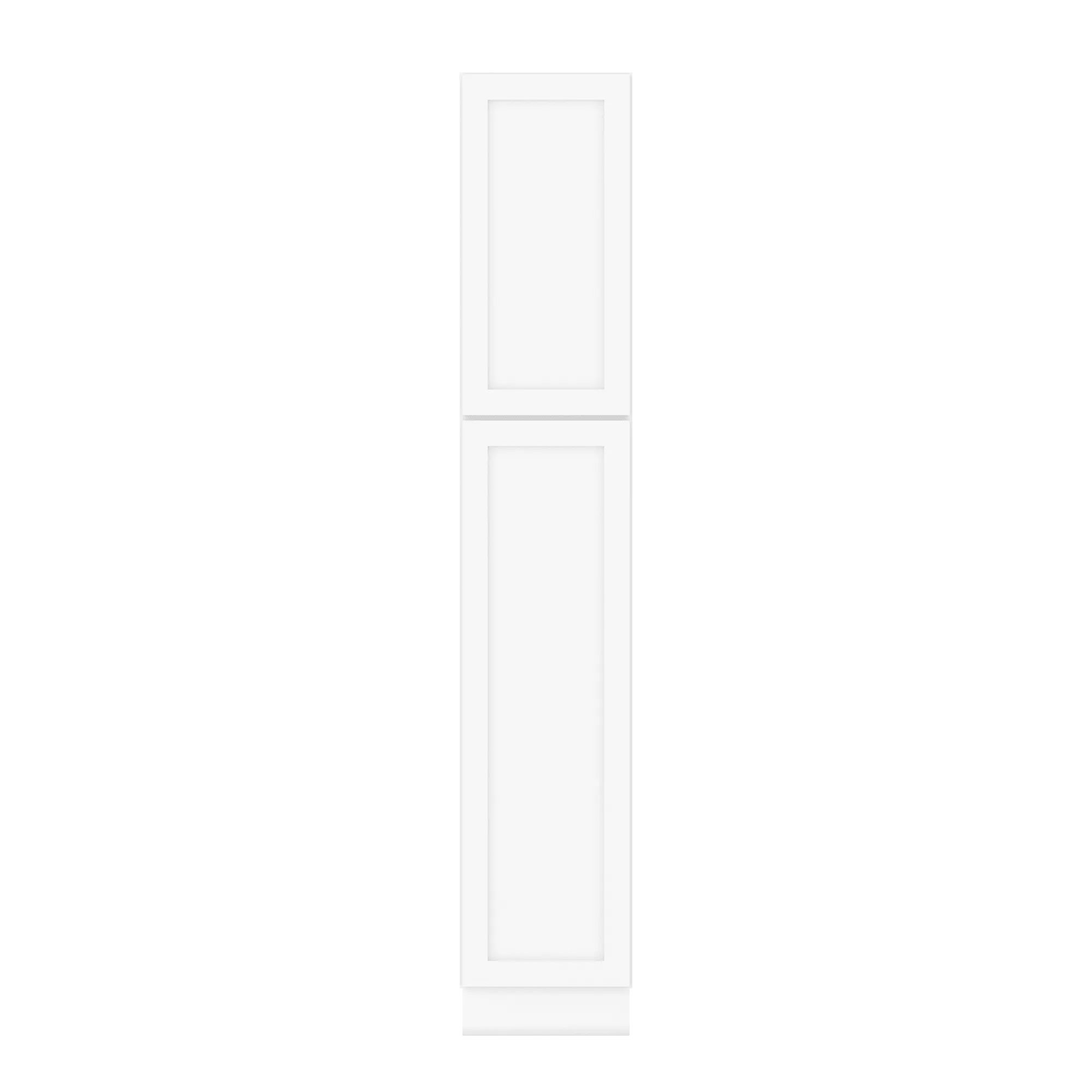 Utility Kitchen Cabinet U1584 Alpina White LessCare 15 in. width 84 in. height 24 in. depth