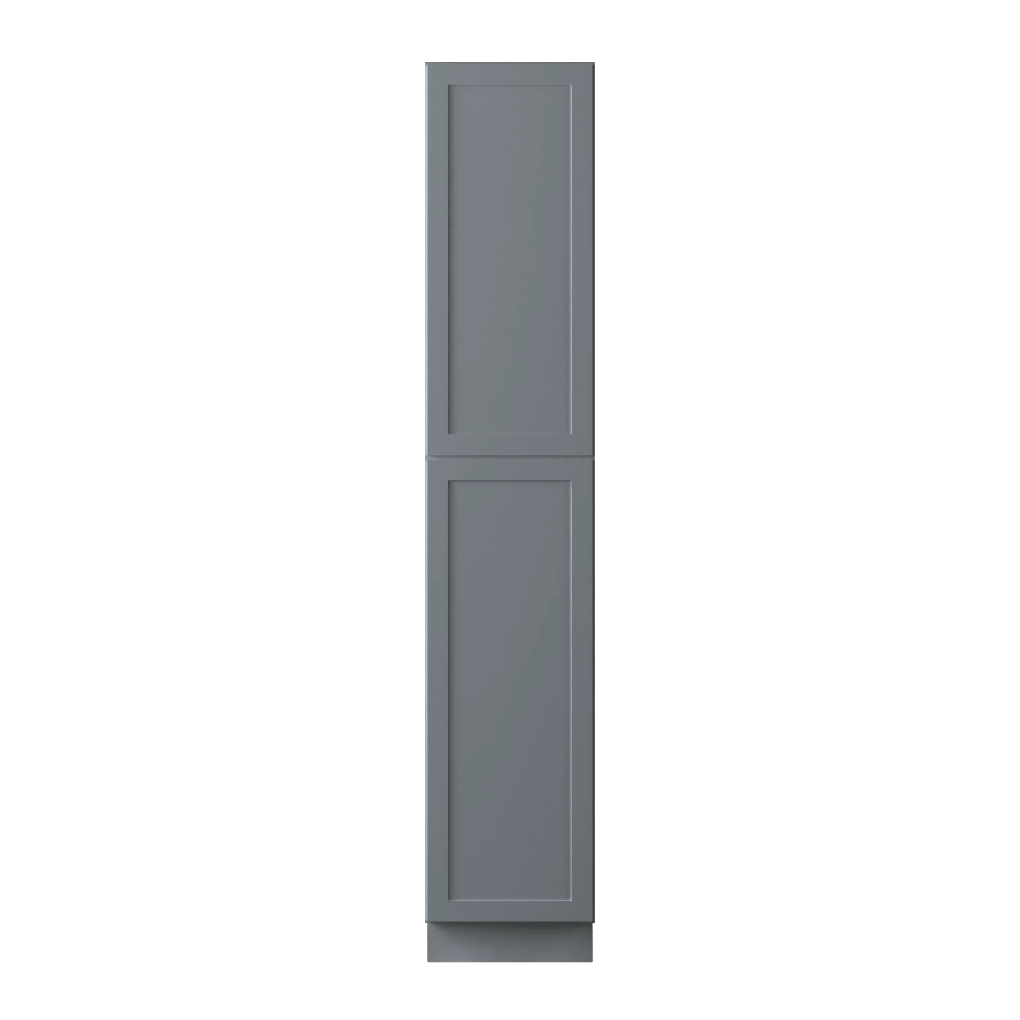 Utility Kitchen Cabinet U1896 Colonial Gray LessCare 18 in. width 96 in. height 24 in. depth