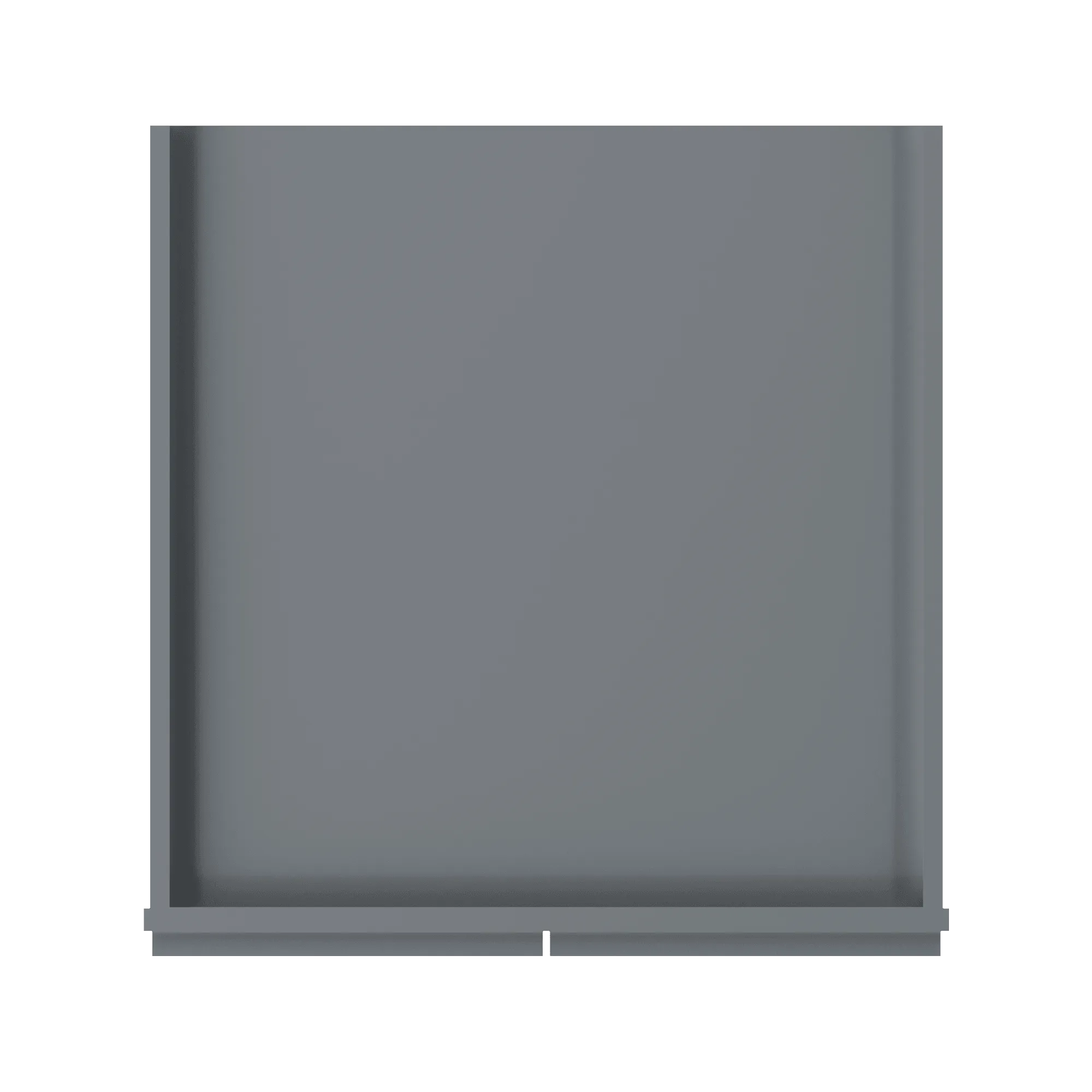 Utility Kitchen Cabinet U2496 Colonial Gray LessCare 24 in. width 96 in. height 24 in. depth