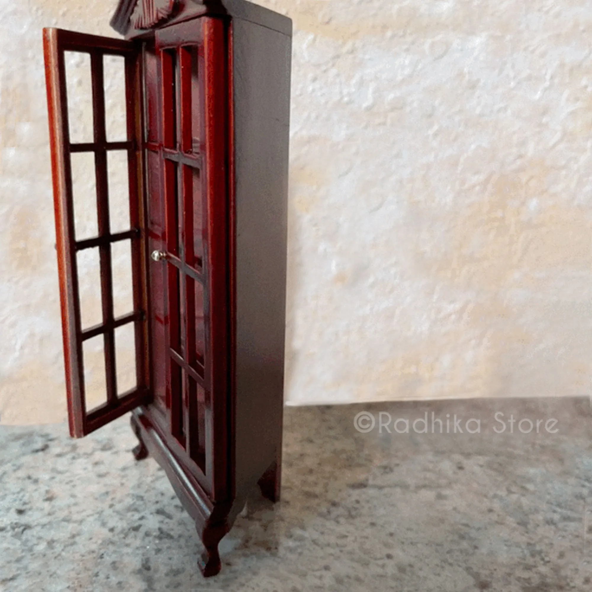Vrindavan Forest - Mahogany Cottage Armoire -
