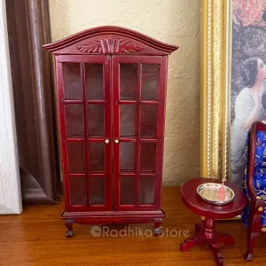 Vrindavan Forest - Mahogany Cottage Armoire -