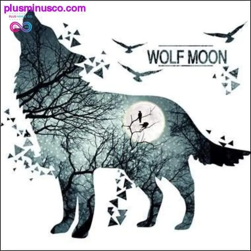 Wolf Wall Stickers Vinyl DIY Nature Animal Mural Decal for