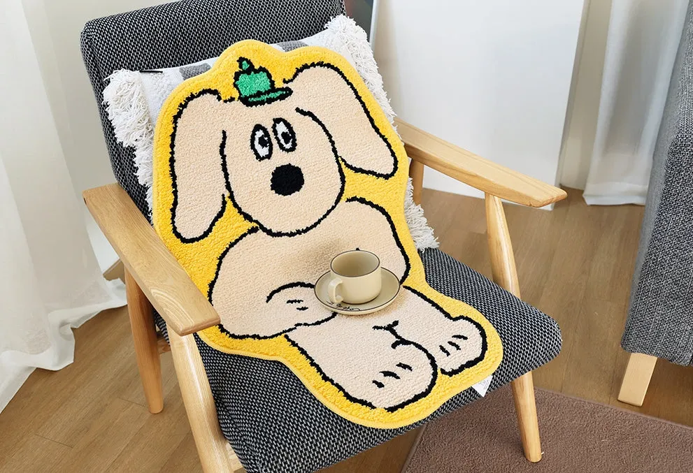 Yellow Cute Animal Dogs Charlie Characters Floor Mats Rugs Bathroom Home Decor Bedroom Door Foot Pads Soft Anti-slip Gifts