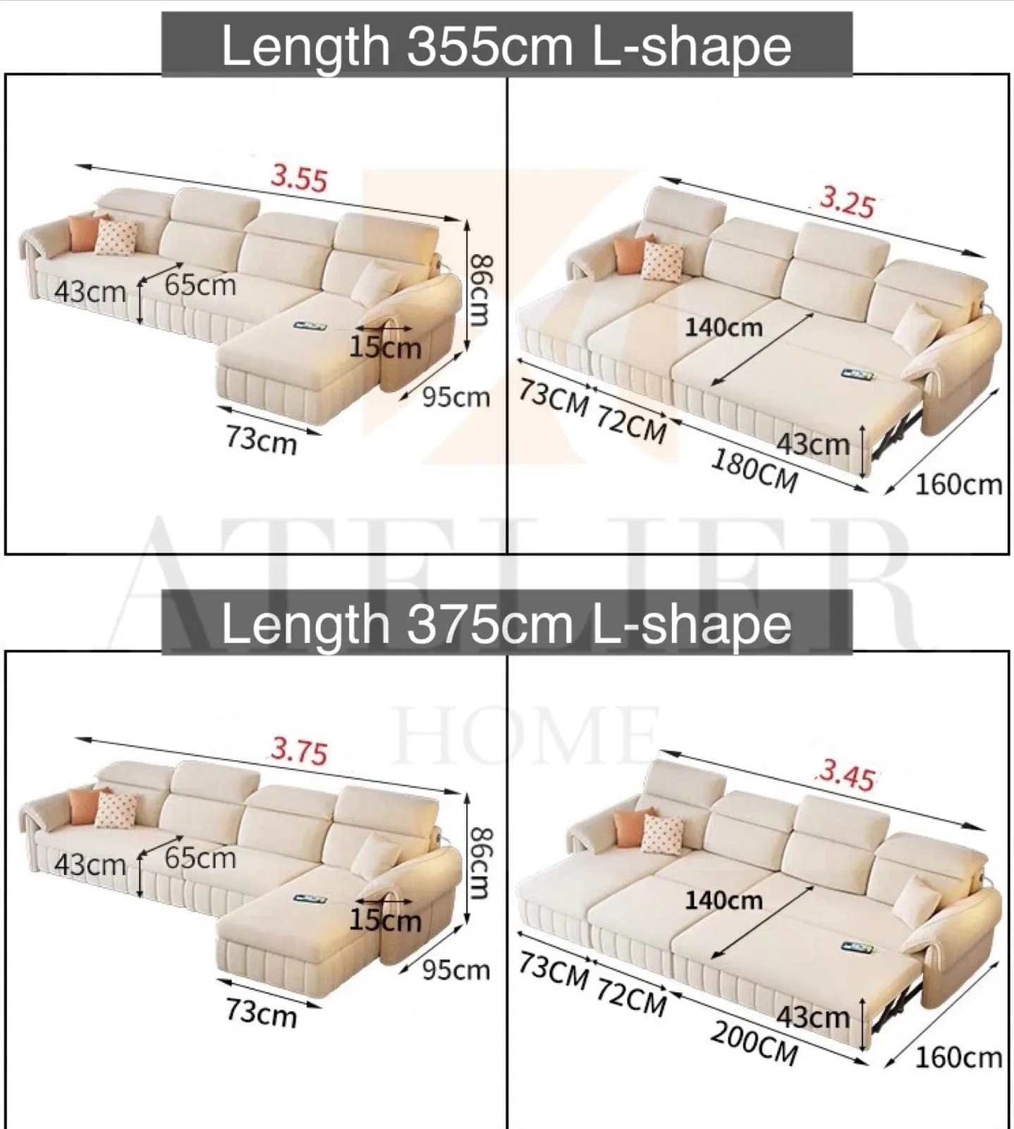 Zoe Scratch Resistant Sofa Bed